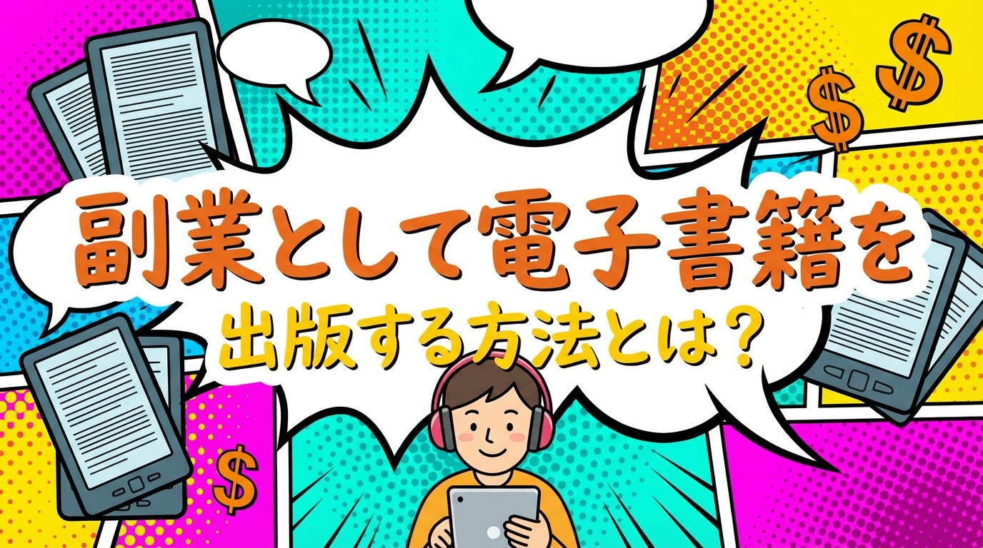 副業として電子書籍を出版する方法とは?