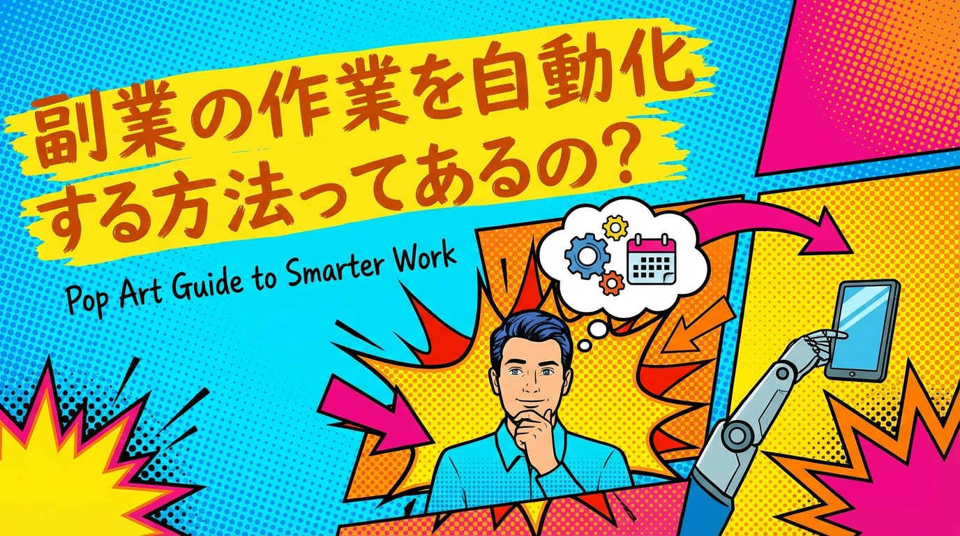 副業の作業を自動化する方法ってあるの？
