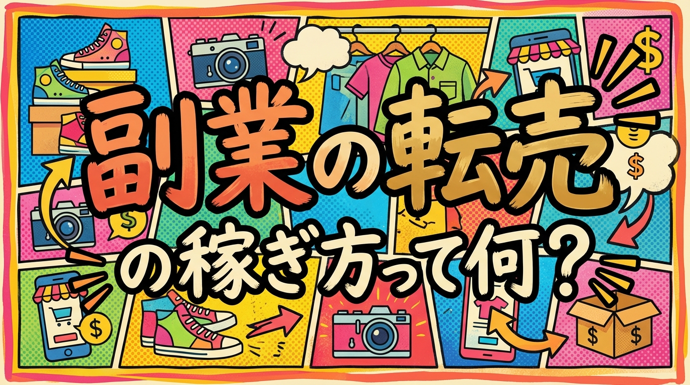 副業の転売の稼ぎ方って何?