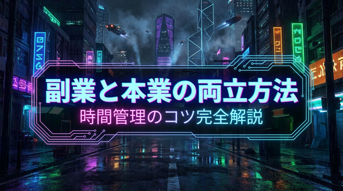 副業と本業の両立方法｜時間管理のコツ完全解説
