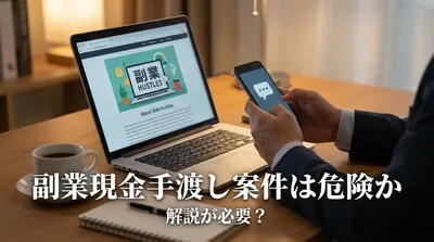 副業現金手渡し案件は危険か解説が必要？