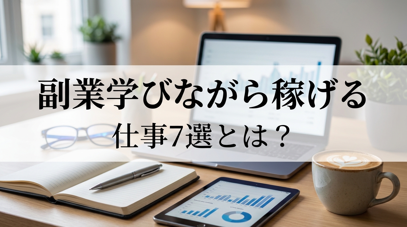副業学びながら稼げる仕事7選とは?