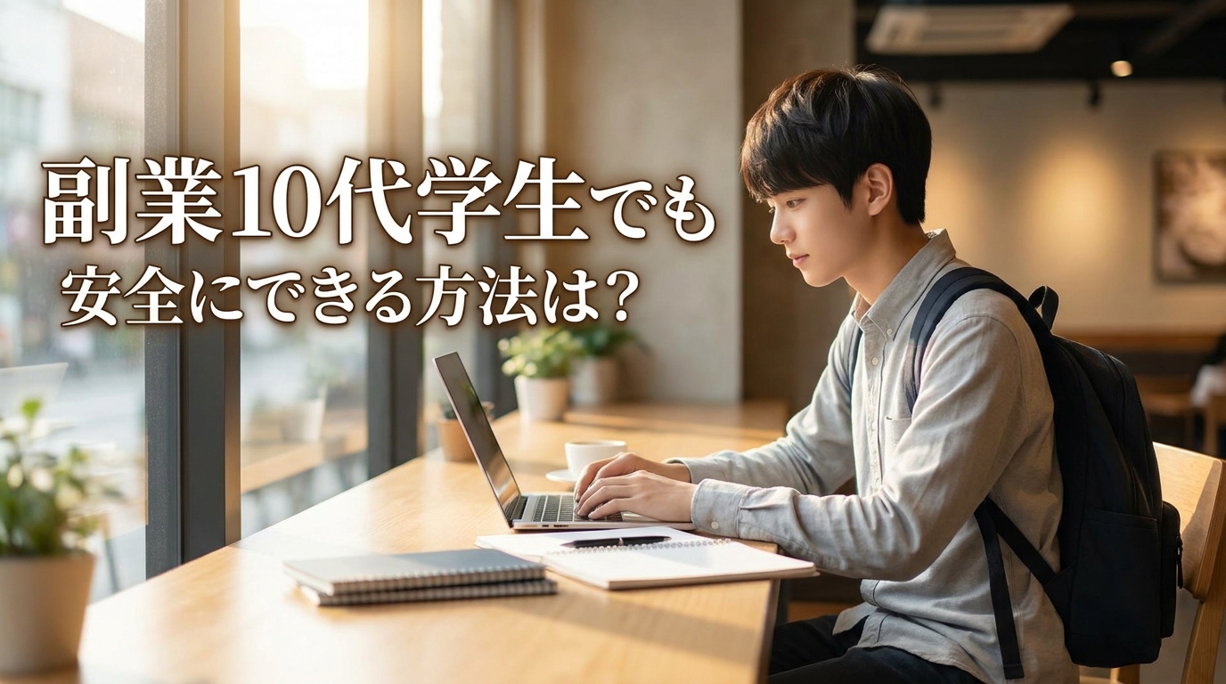 副業10代学生でも安全にできる方法は？