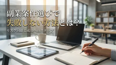 副業案件選びで失敗しない方法とは？