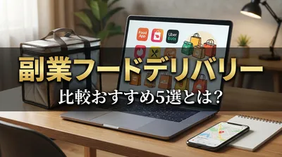 副業フードデリバリー比較おすすめ5選とは？