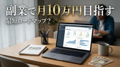 副業で月10万円目指す最短ロードマップ？