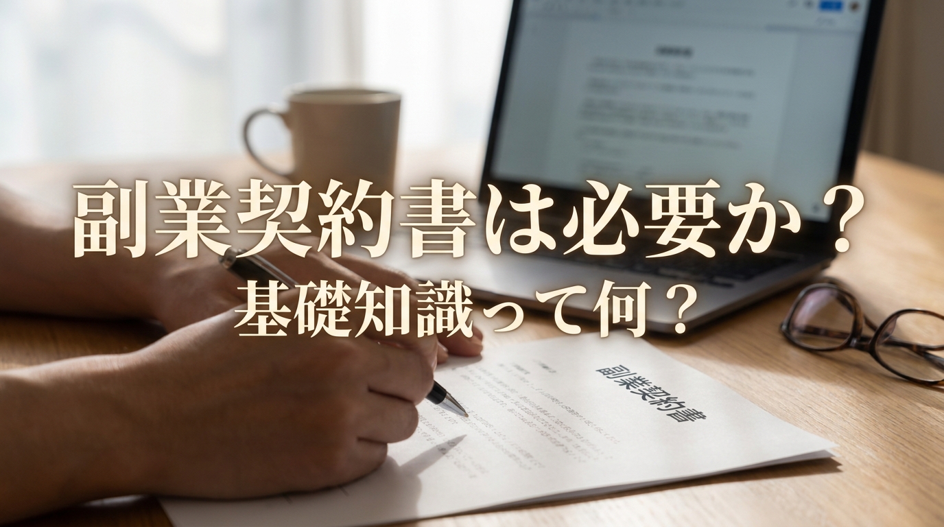 副業契約書は必要か基礎知識って何？