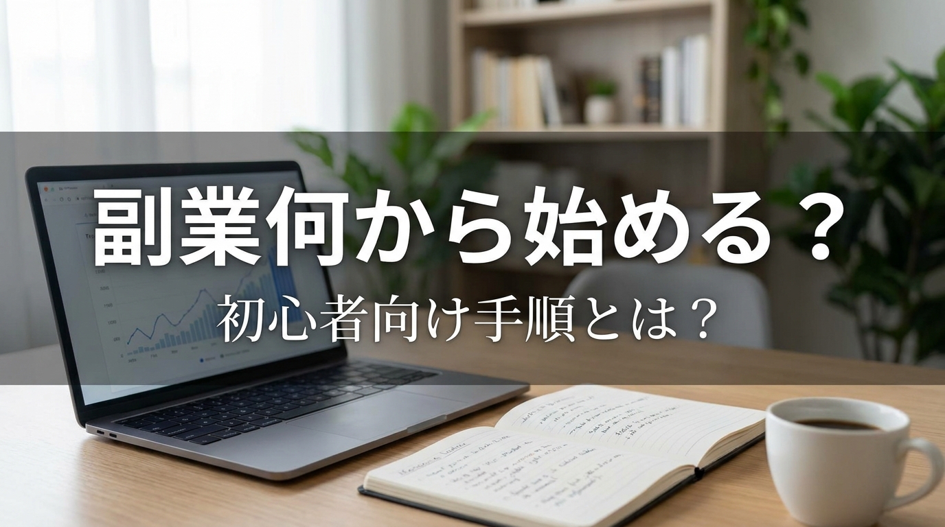 副業何から始める?初心者向け手順とは?