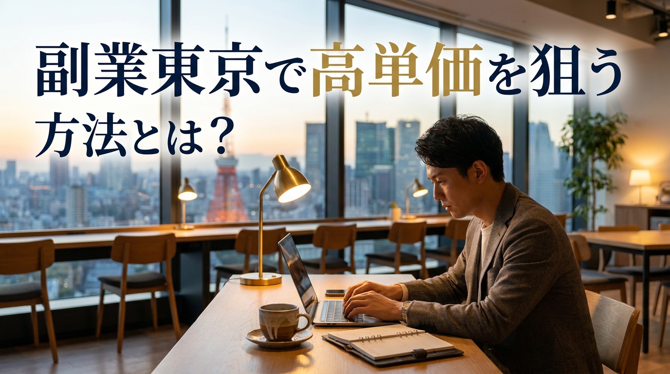 副業東京で高単価を狙う方法とは？