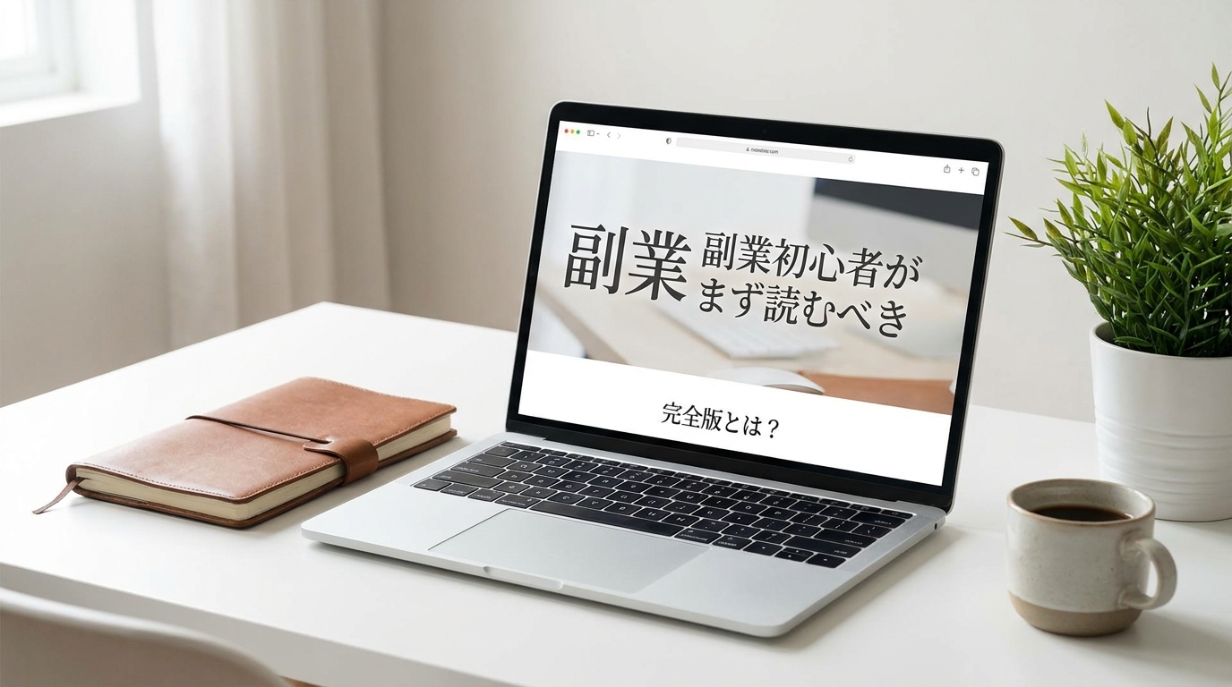 副業副業初心者がまず読むべき完全版とは？