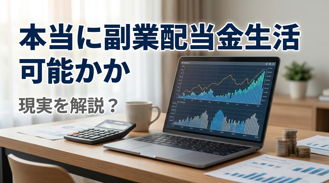 本当に副業配当金生活は可能か現実を解説?