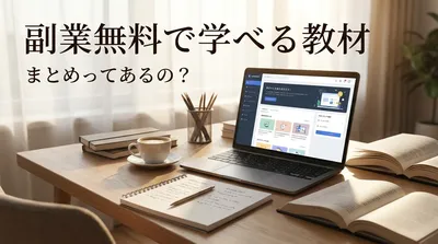 副業無料で学べる教材まとめってあるの？