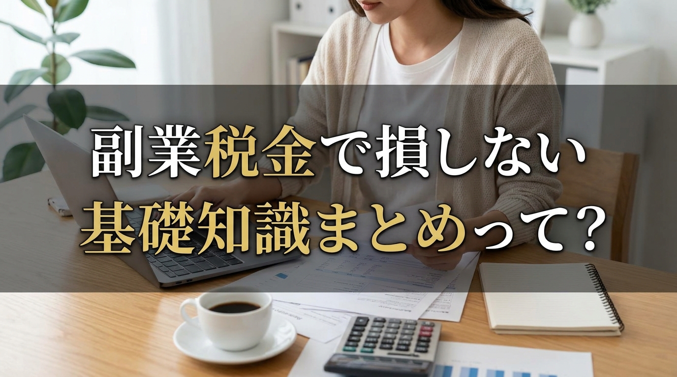 副業税金で損しない基礎知識まとめって?