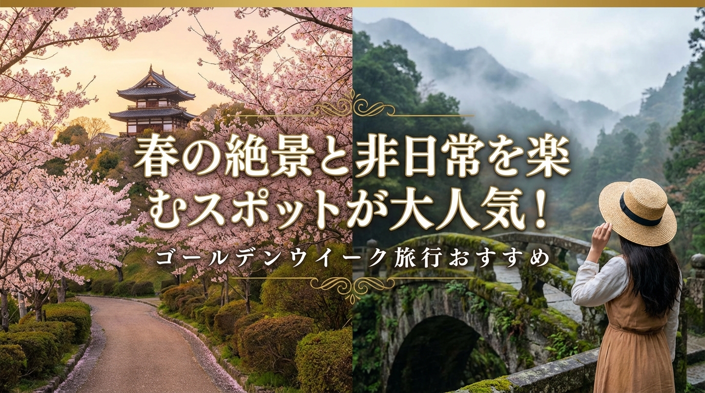 春の絶景と非日常を楽しむスポットが大人気！