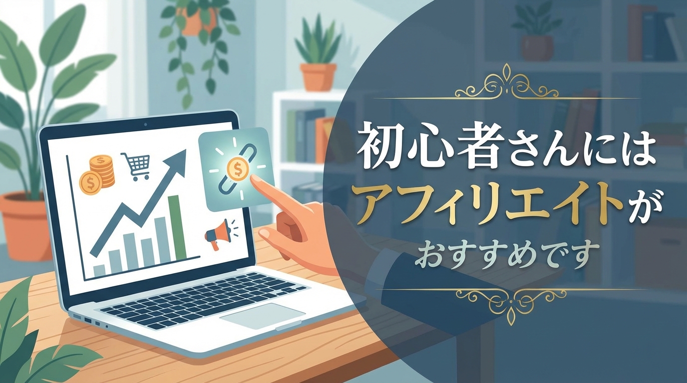 初心者さんにはアフィリエイトがおすすめです