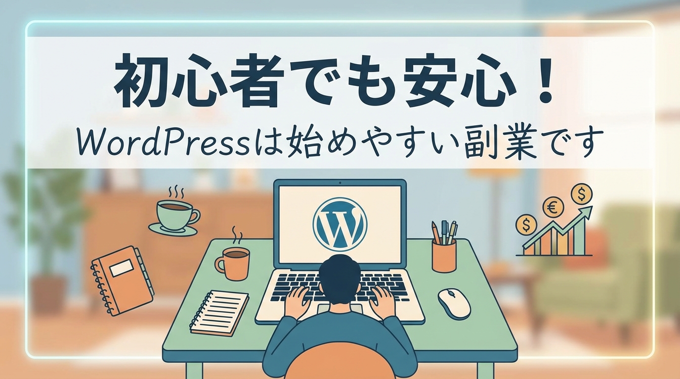 初心者でも安心！WordPressは始めやすい副業です