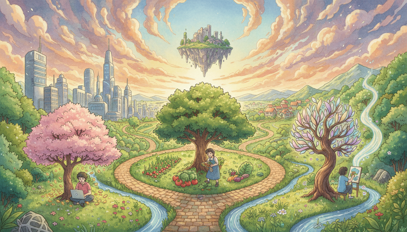 働き方によって得られる収入はこんなに違うんです