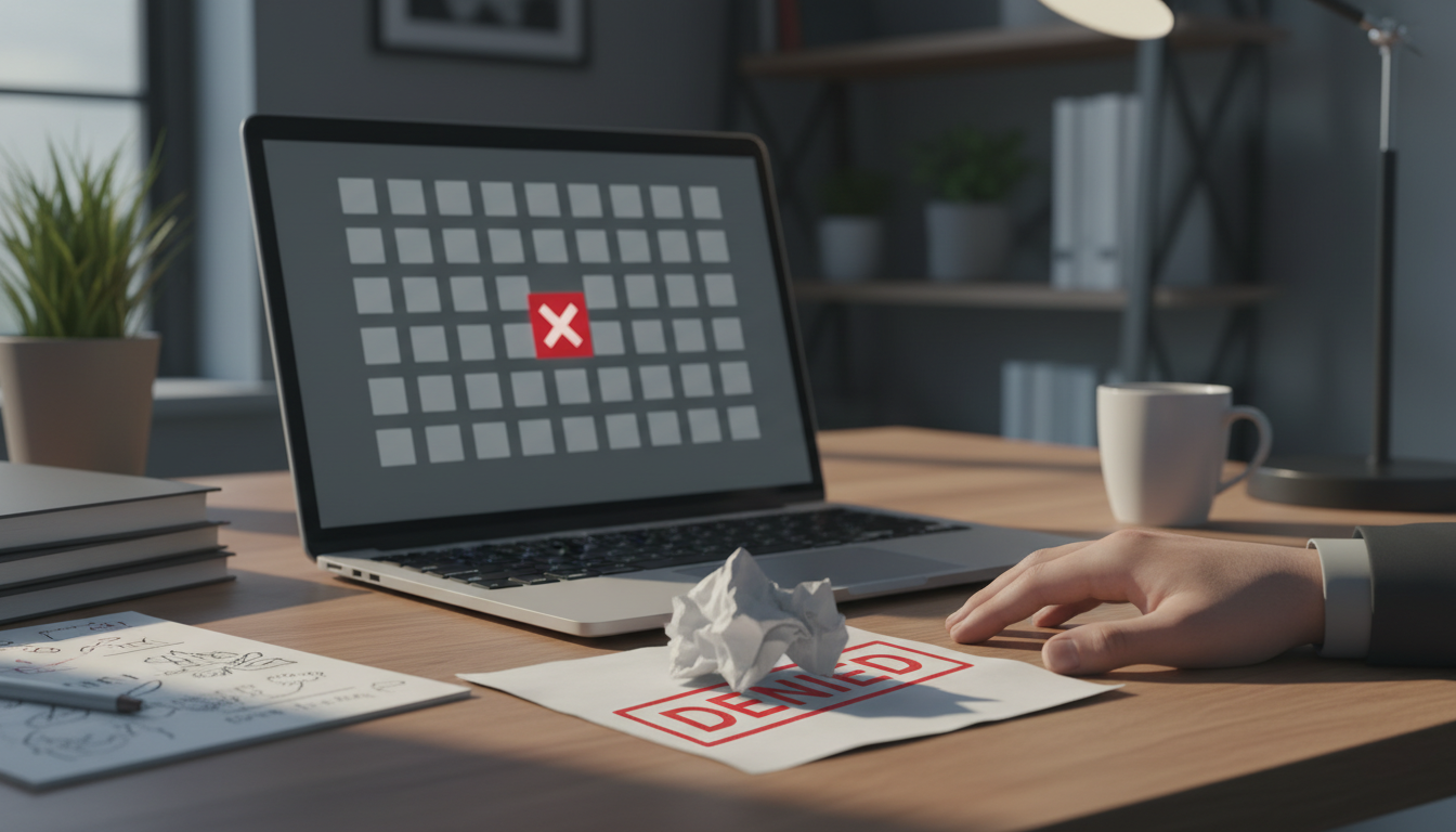 ブログを42記事書いてもアドセンスに落ちた理由