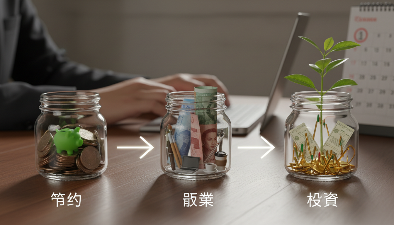 どうして「節約→副業→投資」の順番が大切なの?